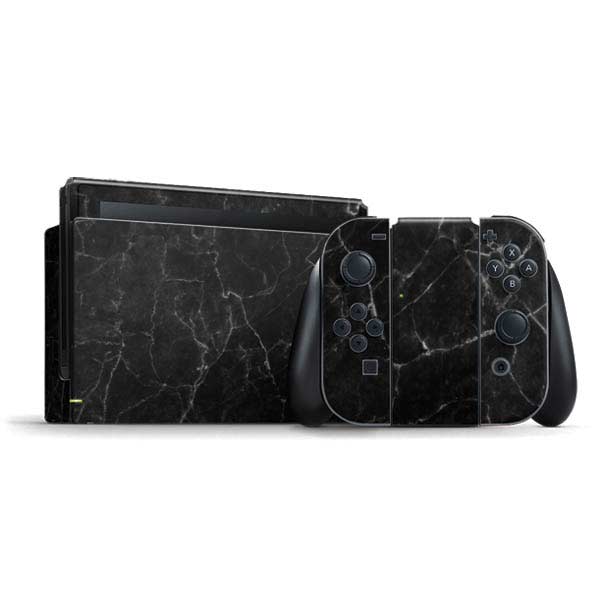 Black Marble Nintendo Switch Bundle Skin