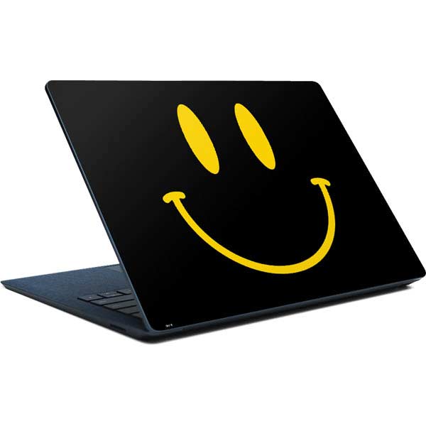 Black Happy Face Surface Laptop Skin