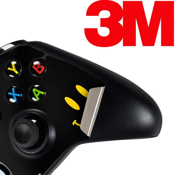 Black Happy Face Xbox One Controller Skin