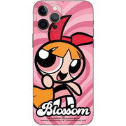 Cartoon Network Powerpuff Girls Blossom Pink Hearts iPhone 12 Pro Skin