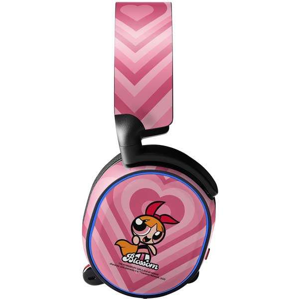 Cartoon Network Powerpuff Girls Blossom Pink Hearts SteelSeries Arctis 3 Skin
