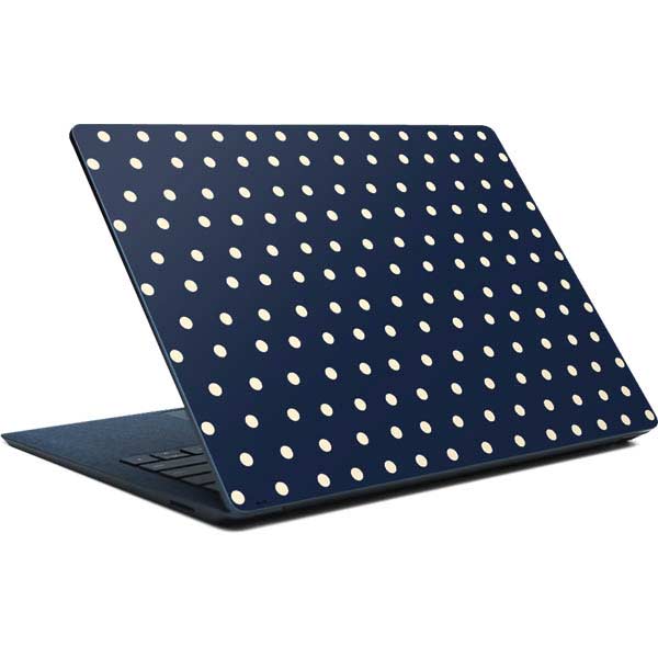 Blue and Cream Polka Dots Surface Laptop Skin