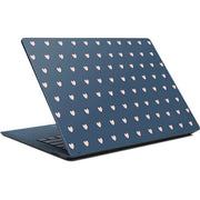 Blue and Pink Hearts Surface Laptop Skin