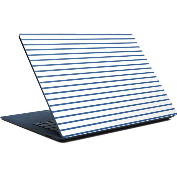 Blue and White Stripes Surface Laptop Skin