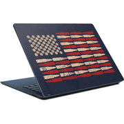 Blue Bullet American Flag Surface Laptop Skin
