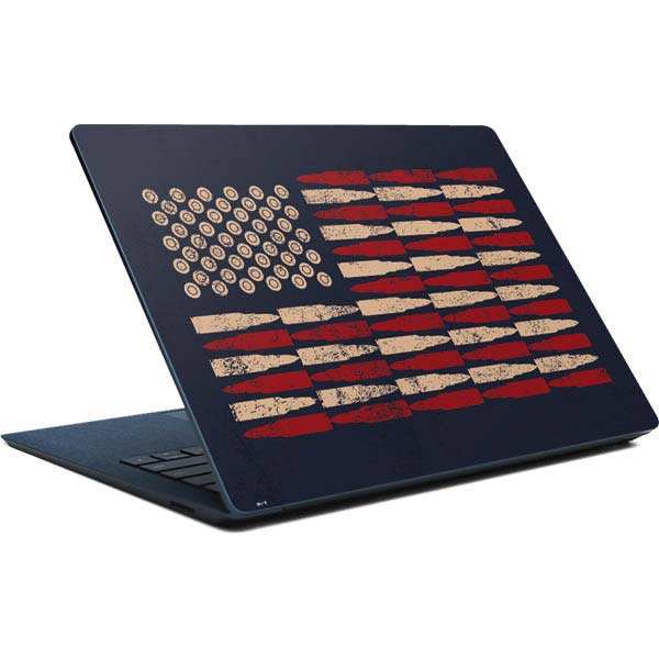 Blue Bullet American Flag Surface Laptop Skin
