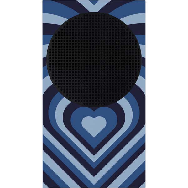 Blue Heart Pattern Xbox Series S Skins