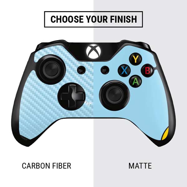 Blue Happy Face Xbox One Controller Skin