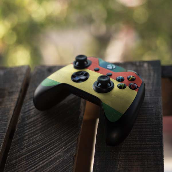 Bolivia Flag Distressed Xbox One Controller Skin