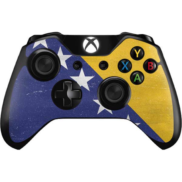 Bosnia and Herzegovina Flag Distressed Xbox One Controller Skin
