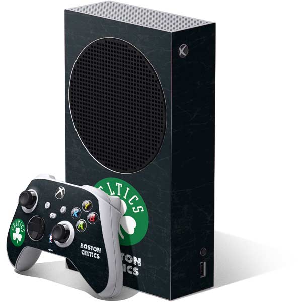 NBA Boston Celtics Black Secondary Logo Xbox Series S Skins