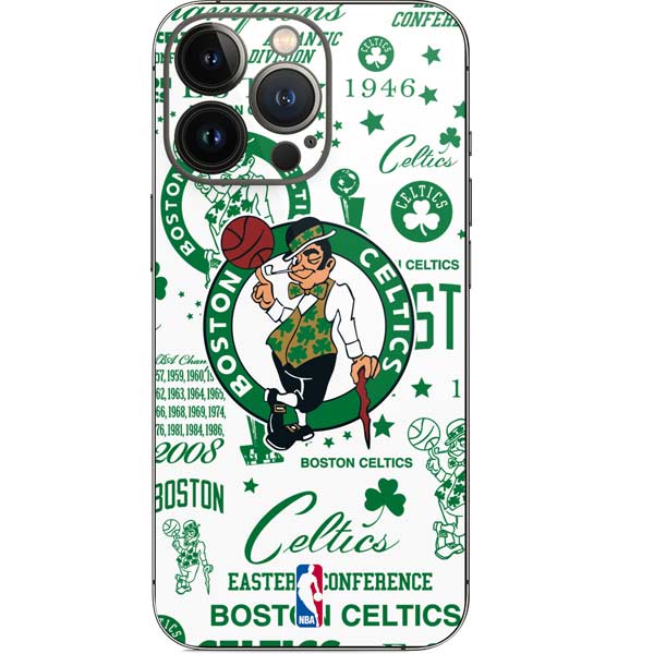 NBA Boston Celtics Historic Blast iPhone 15 Pro Skin