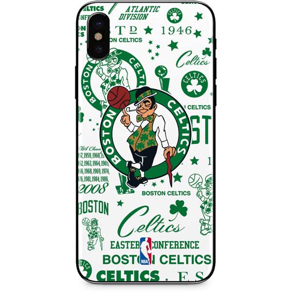 NBA Boston Celtics Historic Blast iPhone X Skin