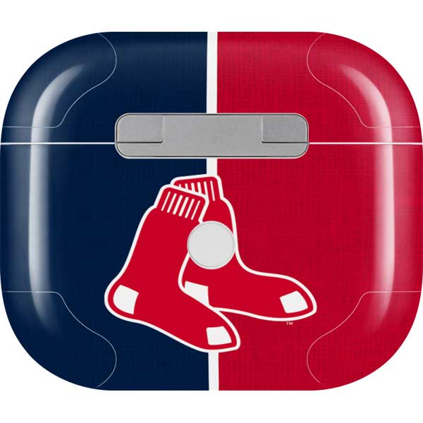 MLB Boston Red Sox Split Apple AirPods (3rd Gen 2021) Skin