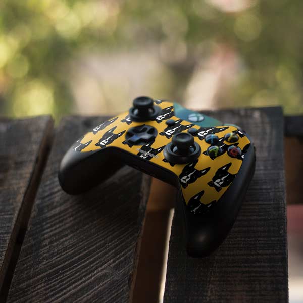 Bouffants and Broken Hearts Boston Terrier Xbox One Controller Skin