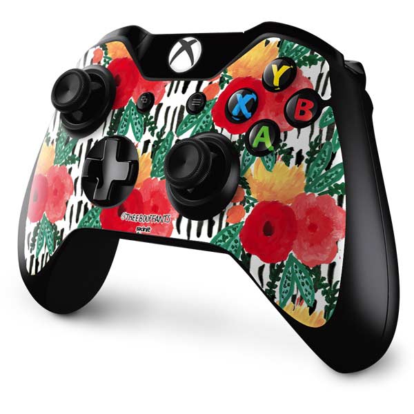 Bouffants and Broken Hearts Bouquets Print 3 Xbox One Controller Skin