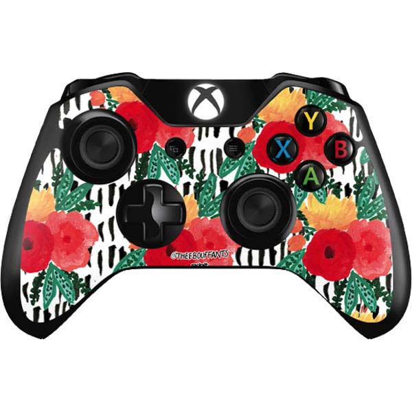 Bouffants and Broken Hearts Bouquets Print 3 Xbox One Controller Skin