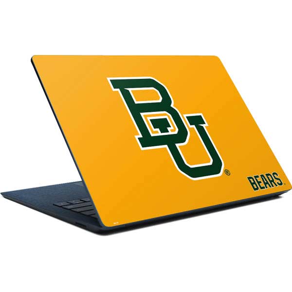 Baylor University BU Yellow Surface Laptop Skin