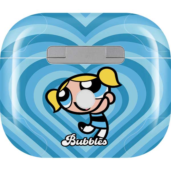 Cartoon Network Powerpuff Girls Bubbles Blue Hearts Apple AirPods (3rd Gen 2021) Skin