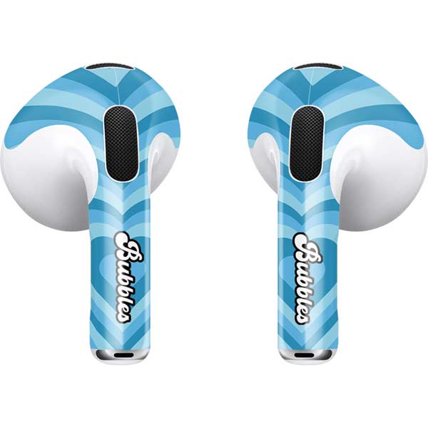 Cartoon Network Powerpuff Girls Bubbles Blue Hearts Apple AirPods (3rd Gen 2021) Skin