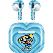 Cartoon Network Powerpuff Girls Bubbles Blue Hearts Apple AirPods (3rd Gen 2021) Skin