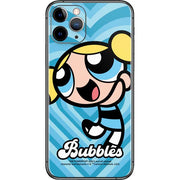 Cartoon Network Powerpuff Girls Bubbles Blue Hearts iPhone 11 Pro Skin