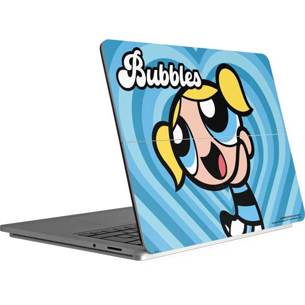 Cartoon Network Powerpuff Girls Bubbles Blue Hearts Surface Laptop Studio Skin