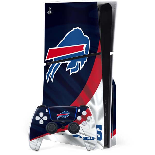 NFL Buffalo Bills PS5 Slim Disk Bundle Skin