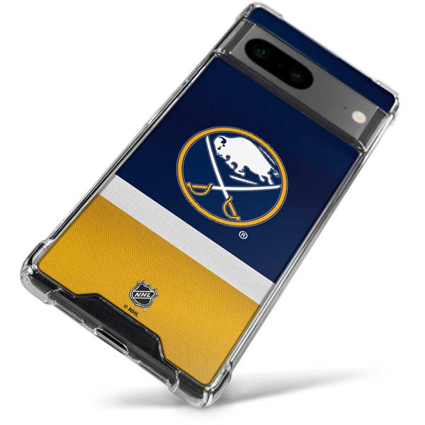 NHL Buffalo Sabres Jersey Google Pixel 8 Clear Case