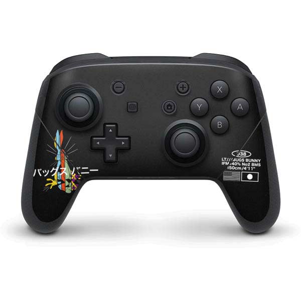 Looney Tunes Bugs Bunny Sliced Juxtapose Nintendo Switch Pro Controller Skin