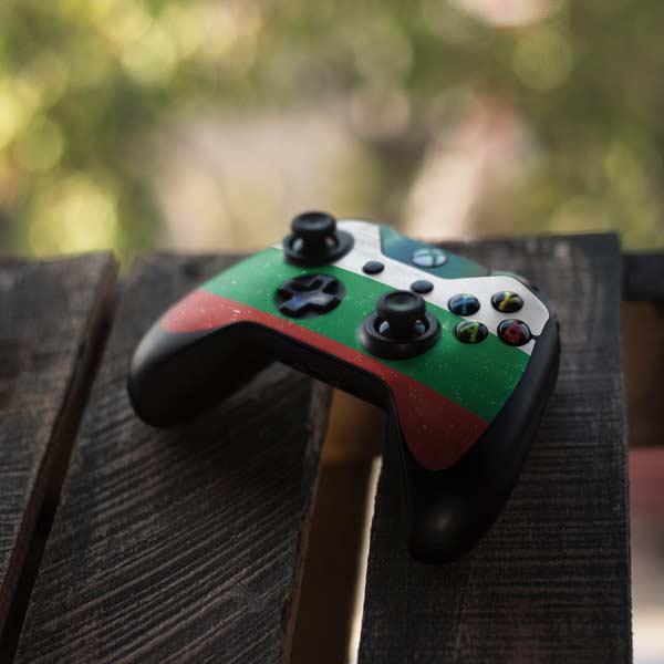 Bulgarian Flag Distressed Xbox One Controller Skin