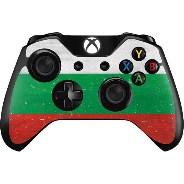 Bulgarian Flag Distressed Xbox One Controller Skin
