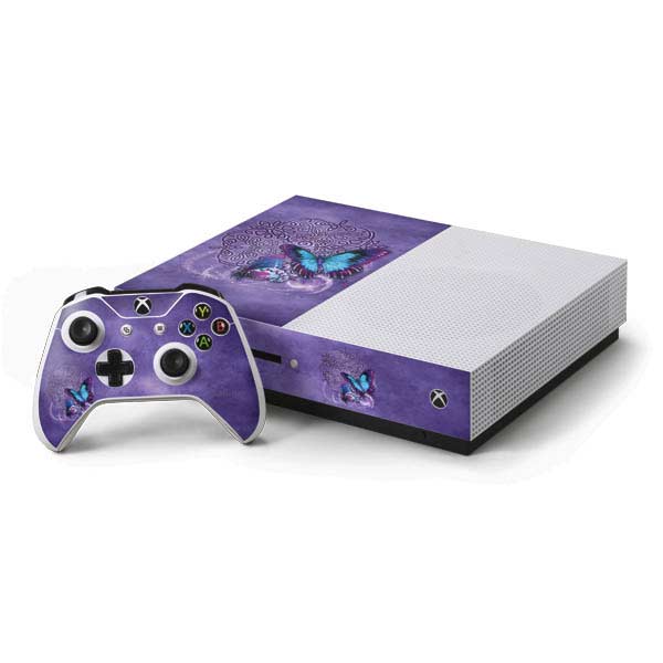 Butterfly Celtic Knot by Brigid Ashwood Xbox One Skins