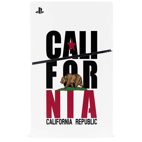 California White Block PS5 Slim Disk Bundle Skin