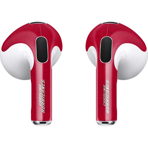 NHL Carolina Hurricanes Distressed Apple AirPods (3rd Gen 2021) Skin