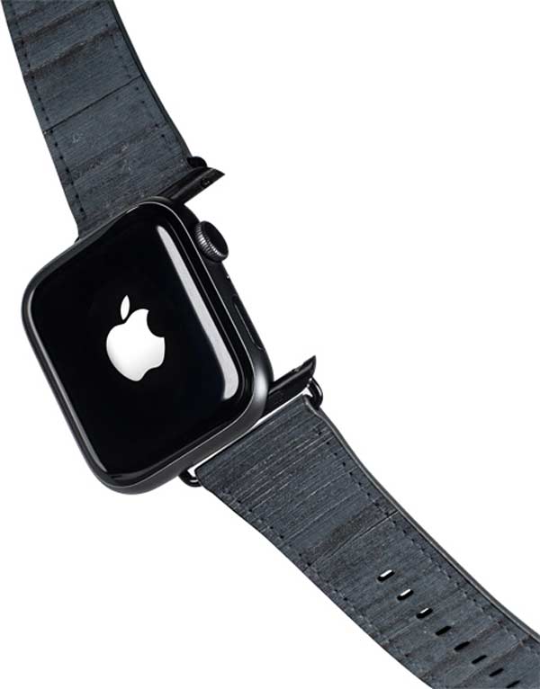 Charcoal Wood Apple Watch Band 38-40mm