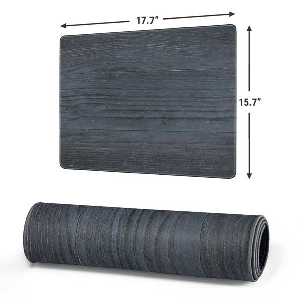 Charcoal Wood Gaming Mouse Pad