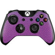 Cheetah Print Purple and Blue Xbox One Controller Skin