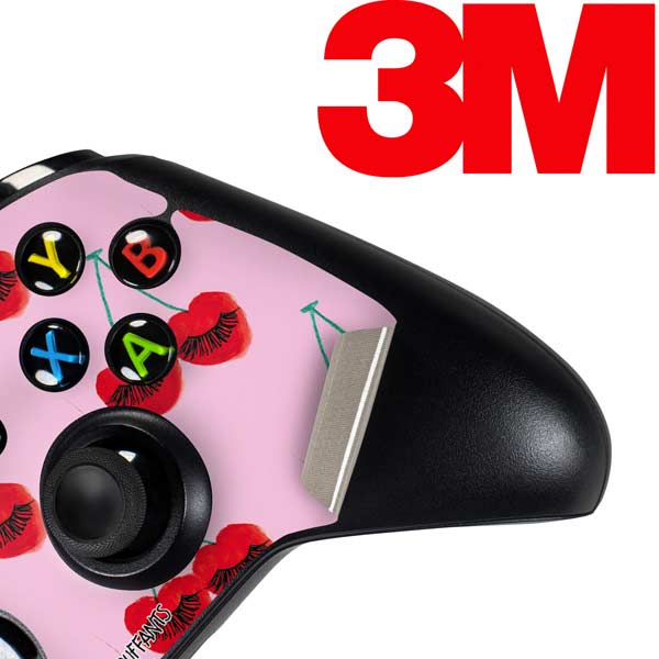 Bouffants and Broken Hearts Cherry Lash Xbox One Controller Skin