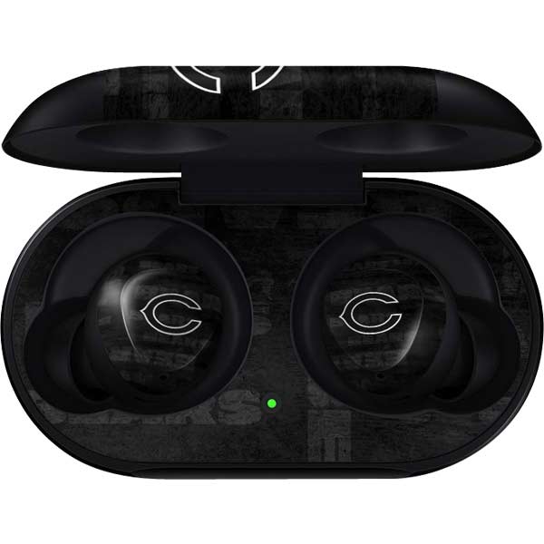 NFL Chicago Bears Black & White Galaxy Buds Skin