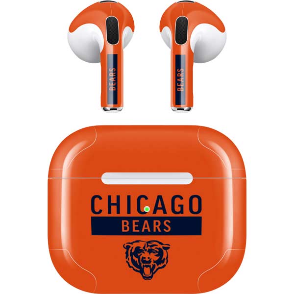 NFL Chicago Bears Orange Performance Series Apple AirPods (3rd Gen 2021) Skin