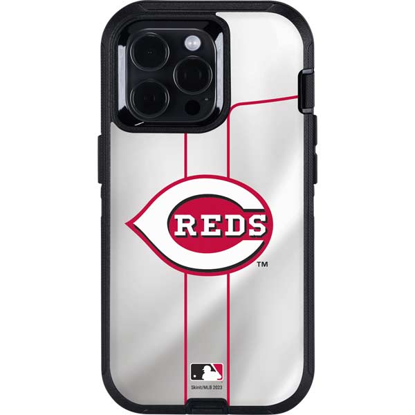 MLB Cincinnati Reds Home Jersey Otterbox Defender iPhone Skin