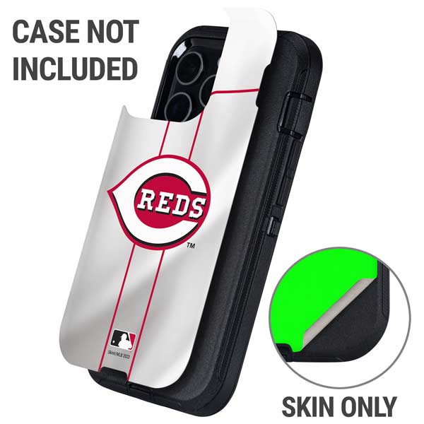 MLB Cincinnati Reds Home Jersey Otterbox Defender iPhone Skin