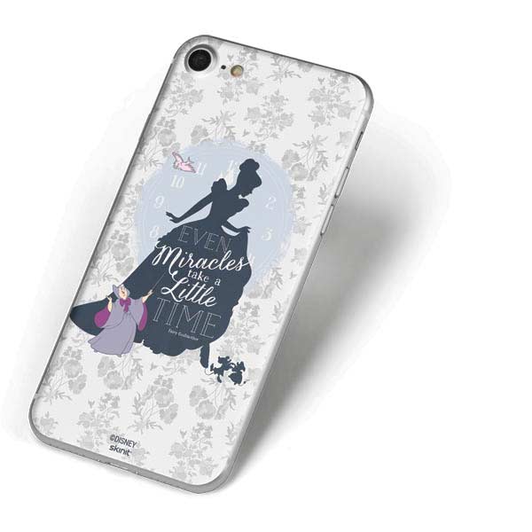 Disney Cinderella Miracles Take Time Silhouette iPhone 8 Skin