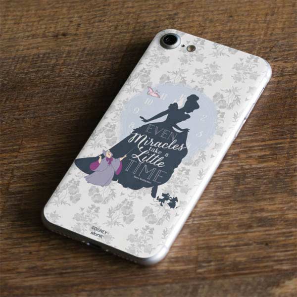 Disney Cinderella Miracles Take Time Silhouette iPhone 8 Skin