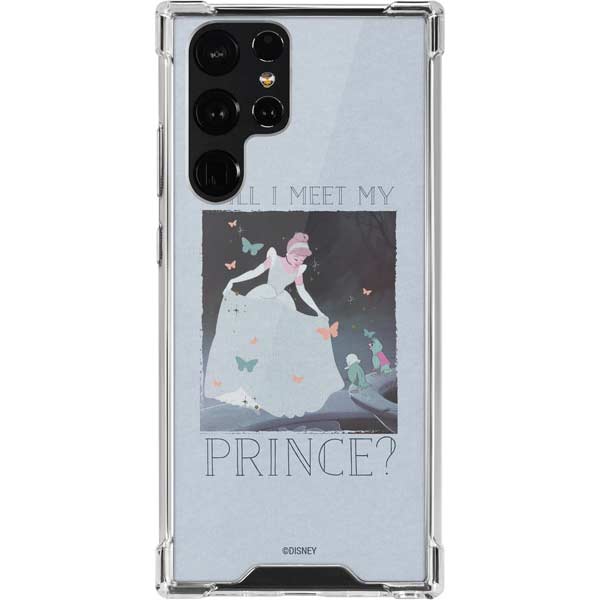 Disney Cinderella Will I Meet My Prince Galaxy S22 Ultra Clear Case