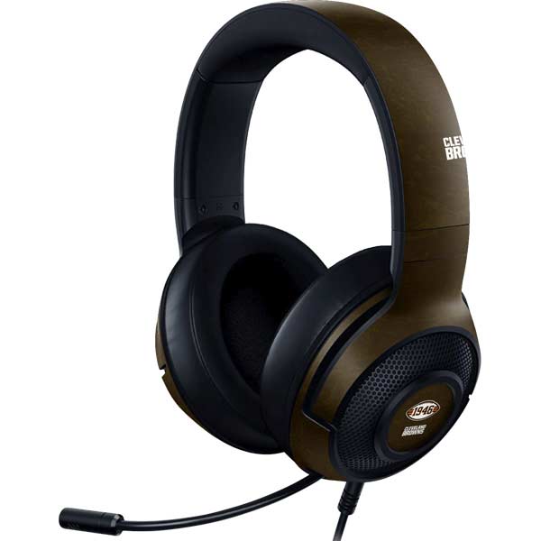 NFL Cleveland Browns Alternate Distressed Razer Kraken X Skin