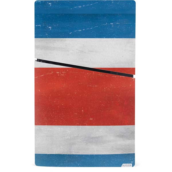 Costa Rican Flag Distressed PS5 Slim Digital Edition Console ...