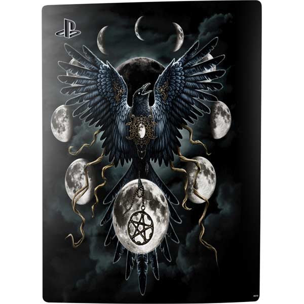 Crow and Moon Phases Skin for PS5 Console - Skinit
