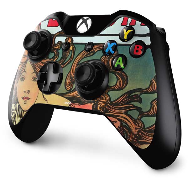 Alphonse Mucha Cycles Perfecta Xbox One Controller Skin